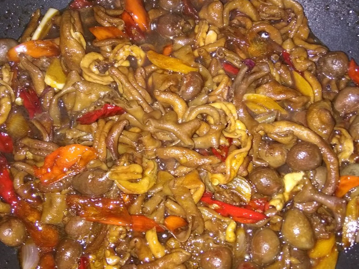 Resep 7. Tumis usus ayam pedas manis yang Lezat Sekali