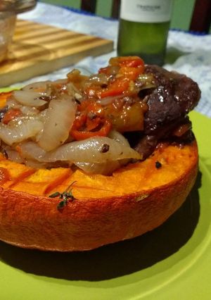 Una foto de Calabaza a la criolla