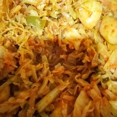 Potato and Cabbage A picture of Potato and Cabbage.