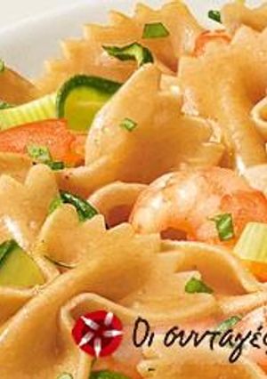 Φωτογραφία της συνταγής Barilla Farfalle Ολικής Αλέσεως με γαριδούλες