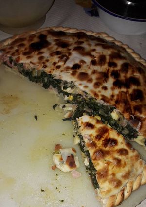 Una foto de Tarta XL de acelga