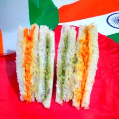A picture of Tricolor sandwich.