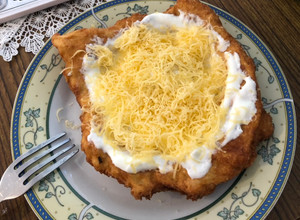 Kefires hűtős lángos recept fotója