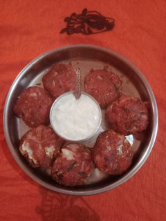 Chukander Patta Gobhee kebab 🇳🇪Káposztás céklàs kebab recept fotója