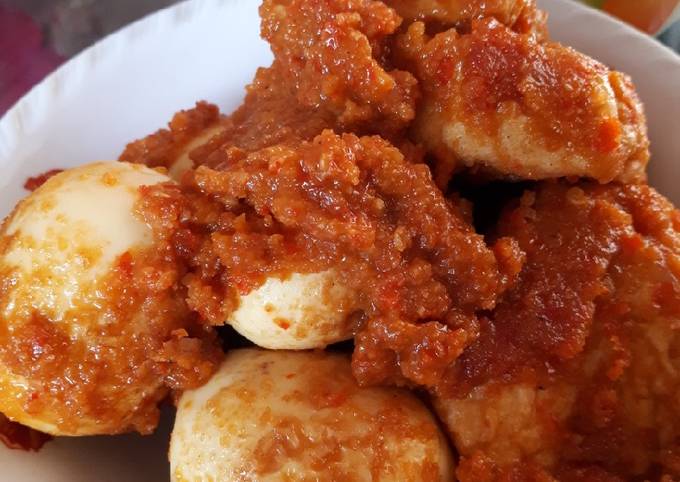 Bali Tahu Telur sederhana