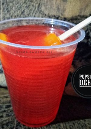 A picture of Popsicle ocean.