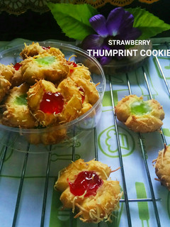Foto resep 280. Strawberry Thumbprint Cookies