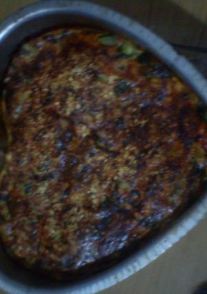 Una foto de Soufle de lechuga y zapallitos