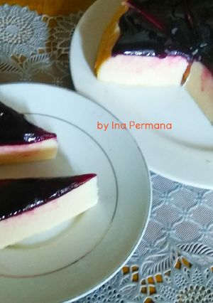 Foto resep Cheese cake blueberry