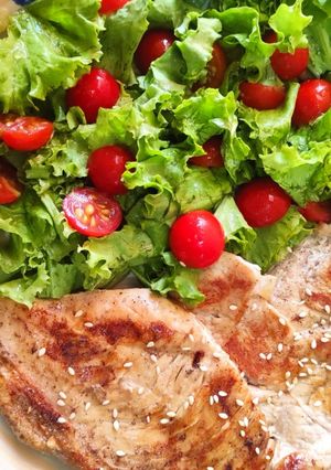 Foto resep Dada Ayam Panggang Simpel