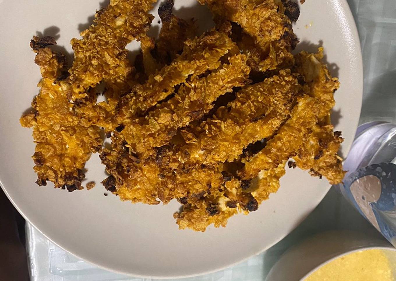 Pollo crunchy marinado al horno
