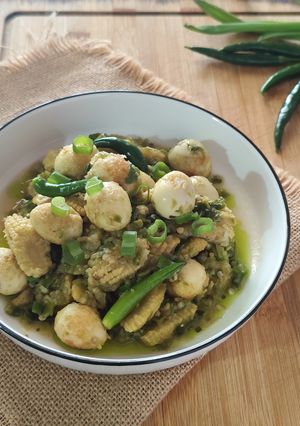 Foto resep Telur Puyuh Keputren Masak Cabe Ijo