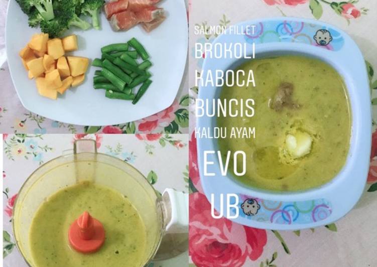 Resep: Mpasi 8m+ menu 4 bintang (salmon) yang Lezat