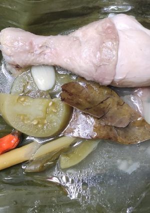 Foto resep Garang Asem Ayam Tanpa Santan Bisa Dikukus Atau Direbus saja