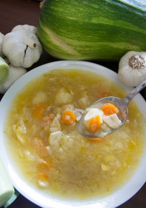 Foto principal de Porrusalda con calabaza