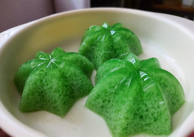 Langkah Mudah Membuat Resep Puding lumut pandan