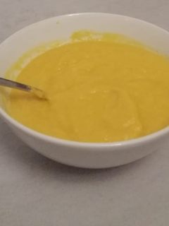 Una foto de Puré de zanahoria y boniato sin histamina / sin lactosa / vegano