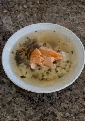 A picture of Salmon Ochazuke.