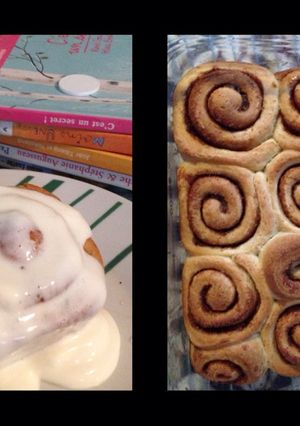 Foto resep Easy Cinnamon Roll with cream cheese frosting