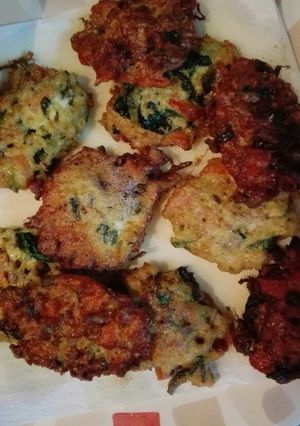 Una foto de Croquetas de arroz y verduras