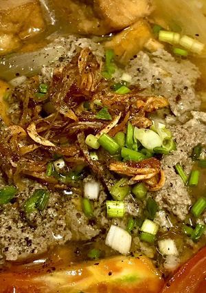 Hình của món Canh riêu cua đồng.
