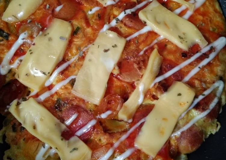 Resep Pizza Mie, Enak
