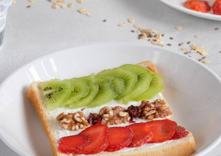 Resep Mudah Simple Healthy Breakfast Bread Enak dan Sehat