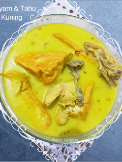 Foto resep Opor Ayam & Tahu Bumbu Kuning