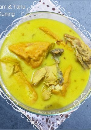 Foto resep Opor Ayam & Tahu Bumbu Kuning