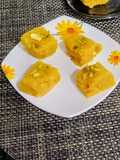 Protein rich Yellow split Moong daal(gram lentils) Burfi