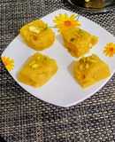 Protein rich Yellow split Moong daal(gram lentils) Burfi