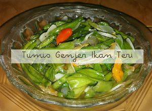 Foto resep Tumis Genjer Ikan Teri