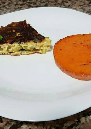 Una foto de Tortilla de puerro