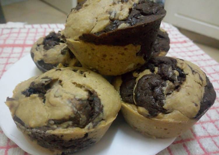 Easiest Way to Make Jamie Oliver Marbled Chocolate Banana Muffins