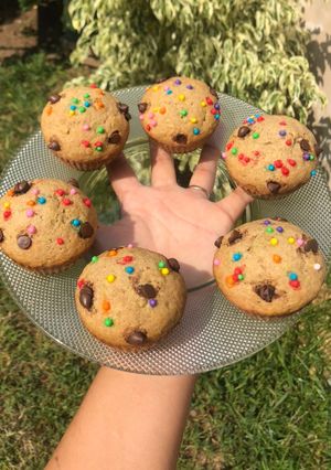 Una foto de Muffins de zuchinni
