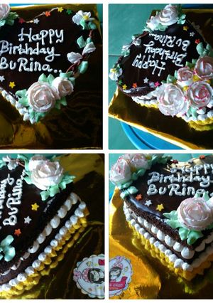 Foto resep Kue tart brownis lembut