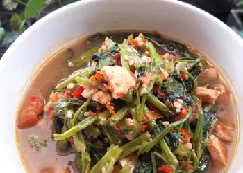 Cara Memasak Cepat Cah kangkung terasi Gurih Mantul