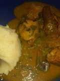 Oha soup and garri