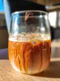 Espresso caramel iced coffee
