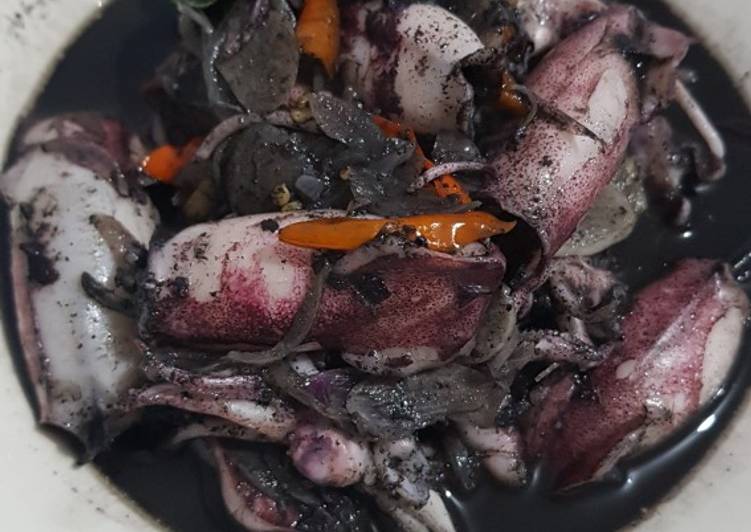 Cara Memasak Cepat Oseng Cumi Hitam Ala Warung