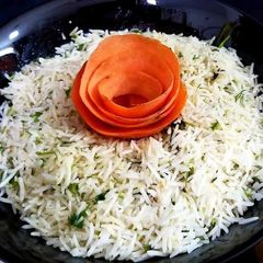 Garlic rice A picture of Garlic rice.