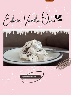 Foto resep Es Krim Vanila Oreo