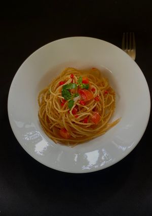 A picture of Tomato Pasta.