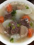 Sop Lobak Urat Sapi