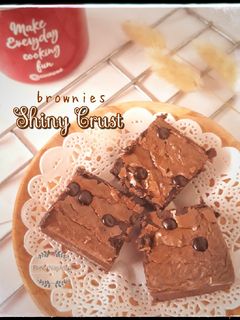 Foto resep Brownies Shiny Crust