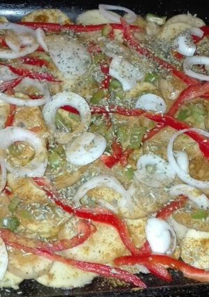 Una foto de Verduras al horno