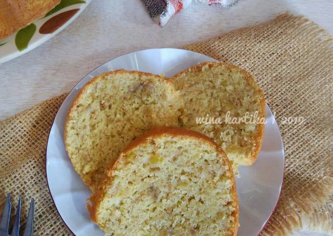 Resep Moist Banana Cake, Enak Banget