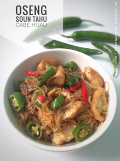 Foto resep Oseng Soun Tahu Cabe Hijau