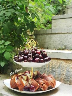 عکسی از دستور کیک گیلاس