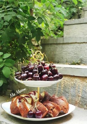 عکسی از دستور کیک گیلاس
